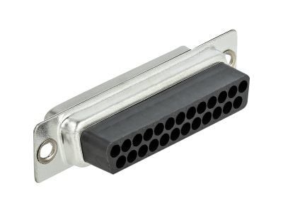 Delock Adapter Sub-D 25 pin female to RJ45 female Assembly Kit - Seriell adapter - RJ-45 (hunn) til DB-25 (hann) - grå