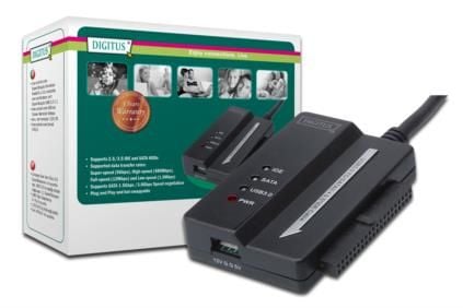DIGITUS DA-70325 - Lagringskontroller - 2,5", 3,5" - ATA / SATA 3Gb/s - USB 3.0
