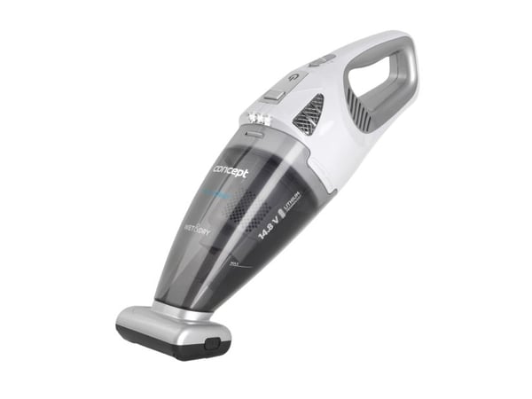 Concept VP4370, Tørr & våt, 80 dB, Uten pose, Sort, Hvit, 0,9 l, 0,15 l