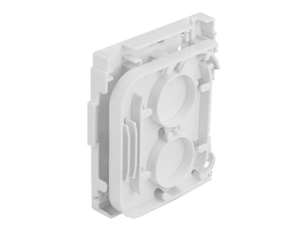 Delock - Fiber-optic connection box - veggmonterbar - hvit, gjennomsiktig