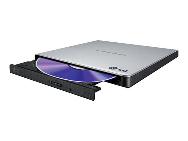 LG GP57ES40 - Platestasjon - DVD±RW (±R DL) / DVD-RAM - 8x/6x/5x - USB 2.0 - ekstern LG GP57ES40 - Platestasjon - DVD±RW (±R DL) / DVD-RAM - 8x/6x/5x - USB 2.0 - ekstern