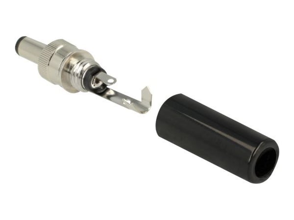 Delock - Strømkontakt - DC-jakk 5,5 mm x 9,5 mm (ID: 2,5 mm) (hann) - 18 V - 2 A