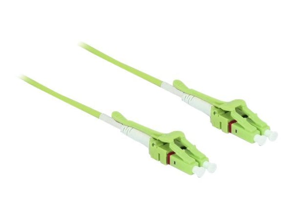 Delock - Fibre Channel-kabel - LC multimodus (hann) uniboot til LC multimodus (hann) uniboot - 10 m - fiberoptisk - 50 / 125 mikroner - OM5 - halog...