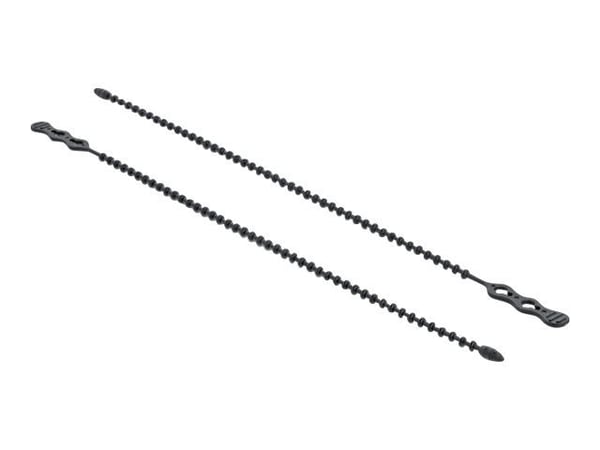 DeLOCK 018966, Helmipintainen johdinside, Polyamidi, Musta, -40 - 85 °C, 21 cm, 4,5 mm