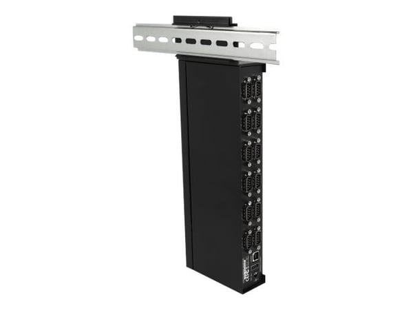 Delock USB 2.0 to 12 Port Serial RS-232 Hub with surge protection and extended temperature range - Seriell adapter - USB 2.0 - RS-232 x 12 - svart