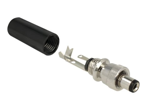 Delock - Strømkontakt - DC-jakk 5,5 mm x 9,5 mm (ID: 2,5 mm) (hann) - 18 V - 2 A
