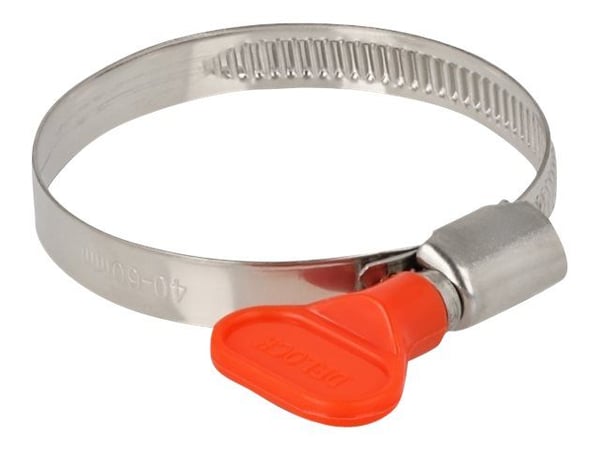 DeLOCK 19449, Ruuvipuristin (ruuvipyörä), Metallinen, Punainen, Muovi, Ruostumaton teräs, 6 cm, Kiina