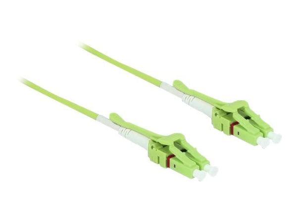 Delock - Fibre Channel-kabel - LC multimodus (hann) uniboot til LC multimodus (hann) uniboot - 3 m - fiberoptisk - 50 / 125 mikroner - OM5 - haloge...