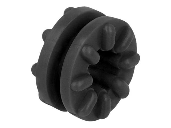 Delock - Grommet ring - svart (en pakke 10)