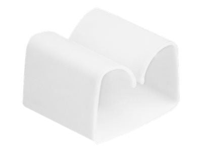 Delock - Kabelholder for kabler - hvit (en pakke 2)