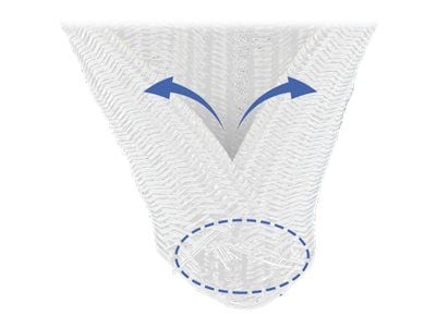 Delock Braided Sleeving self-closing - Flätad ärm - 2 m - vit