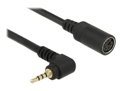 Navilock - GPS-kabel - 6 pin DIN hunn til 4-pols mikrojakk hann vinklet - 52 cm - svart
