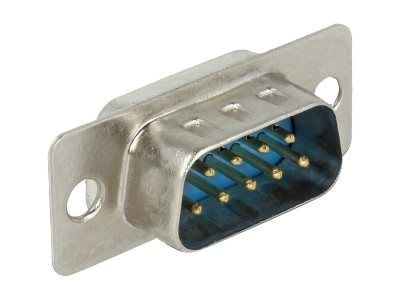 DeLOCK 65881, Sub-D 9 pin, Sininen, Hopea, 31 mm, 15 mm, 12,5 mm, Muovipussi