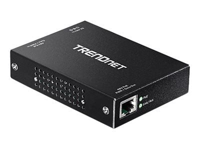 TRENDnet TPE-E100 - Forsterker - 1GbE - 10Base-T, 100Base-TX, 1000Base-T - RJ-45 / RJ-45 - opp til 100 m