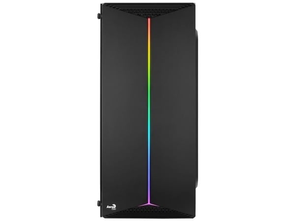 AeroCool Split - Tower - ATX - sidepanel med vindu (akryl) - ingen strømforsyning (ATX) - svart - USB/lyd
