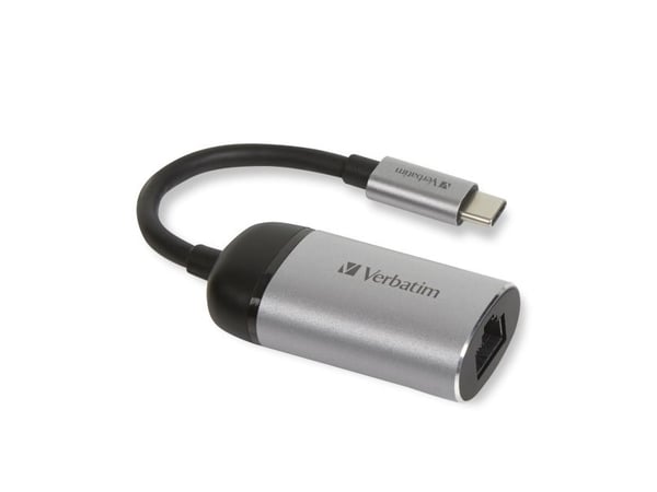 Verbatim - Nettverk / USB-adapter - USB-C - Gigabit Ethernet x 1