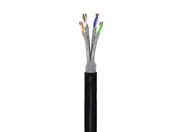 Goobay 52769, 305 m, Cat7, S/FTP (S-STP), Sort