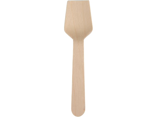 Abena Gastro 9,5cm brun Duni björkträ 100st/pack komposterbar - (100 x 20 förpackningar)