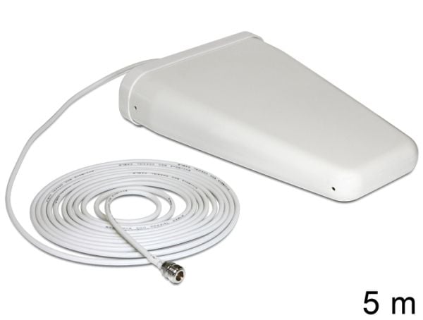 DeLOCK 88808, 9 dBi, 0.790 - 0.870 / 1.710 - 2.690 GHz, IEEE 802.11b, IEEE 802.11g, IEEE 802.11n, 50 O, Suunta-antenni, N-tyyppi