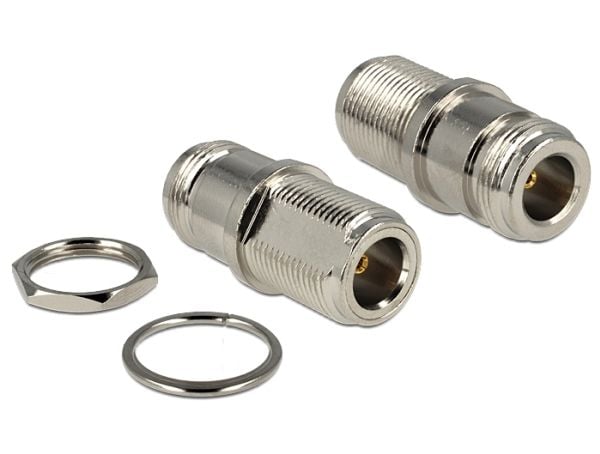 DeLOCK - RF-sovitin - N-liitin (naaras) N-liittimeen (naaras)