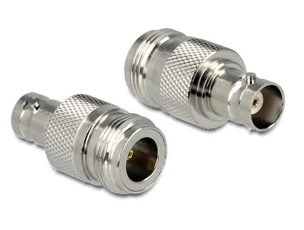 Delock - RF-adapter - N-kontakt hunn til BNC hunn