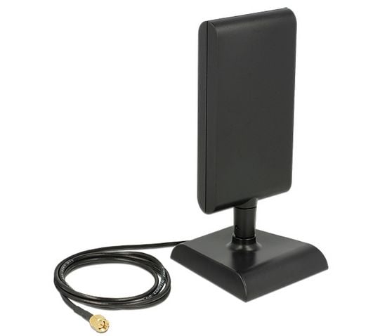 Delock - Antenne - Smart Home - 2 dBi, 4 dBi - direksjonal - innendørs - svart
