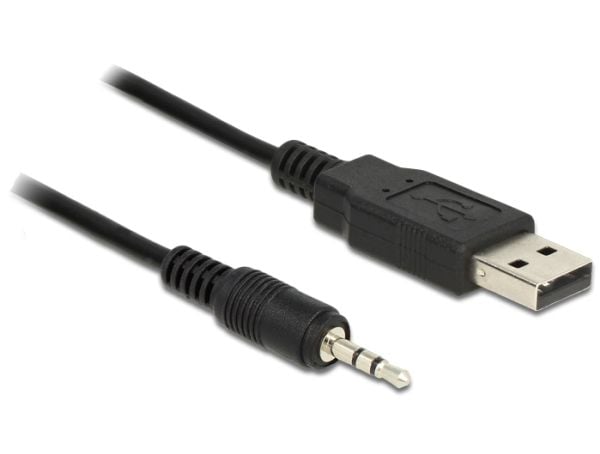 Delock Converter USB 2.0 > Serial-TTL 2.5 mm 3 pin stereo jack 1.8 m (5 V) - Seriell adapter - USB - serie