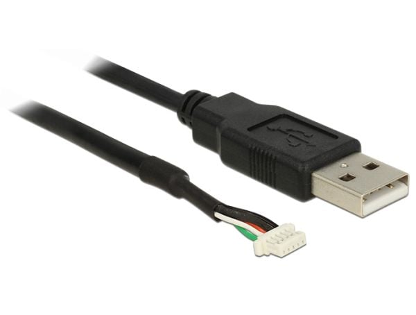 Delock - Synkronkabel til kamera - USB han til digital kamera-konnektor han - 1.5 m - sortti