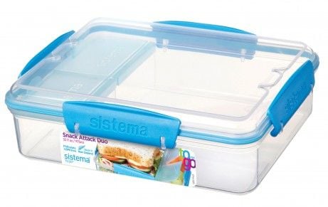Sistema To Go Snack Attack Duo - Matlagringsbeholder - 975 ml