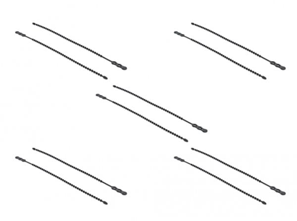 DeLOCK 018966, Helmipintainen johdinside, Polyamidi, Musta, -40 - 85 °C, 21 cm, 4,5 mm