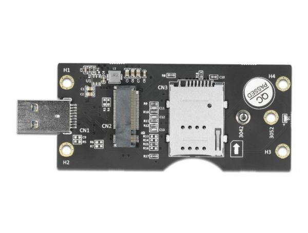 Delock - Liitäntäsovitin - M.2 - M.2-kortti - USB 3.0
