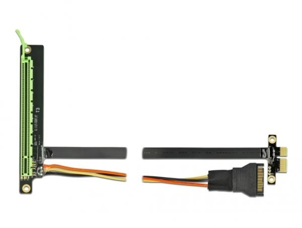 Delock PCI Express x1 to x16 with flexible cable - Stigekort
