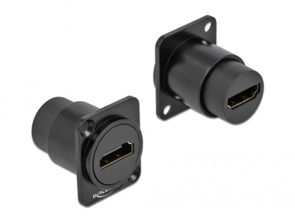 Delock D-Type Module HDMI-A naaras naaraaseen - Modulær facilitet plade snape-in - panelmonterbar - HDMI - lajittelu