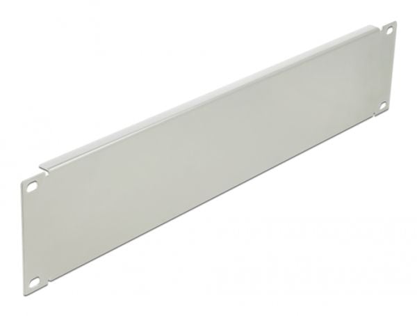 Delock - Blindpanel till rack - grå - 2U - 19"