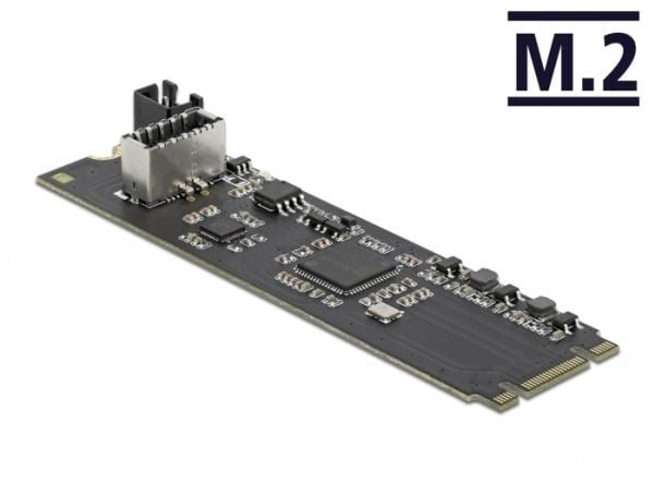 DeLOCK 63330, M.2, USB 3.2 Gen 2 (3.1 Gen 2), Musta, Kiina, 10 Gbit/s, 15 W