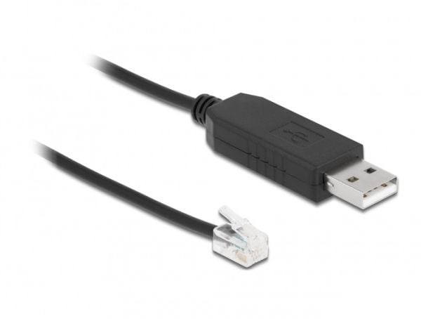 Delock - Seriell adapter - USB 2.0 - RS-232 x 1 - svart
