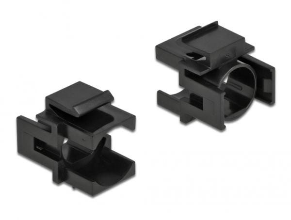 Delock Keystone cover - Modulært innføringshus - svart (en pakke 4)