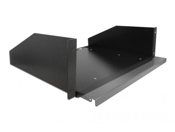 Delock - Stativplate - sort - 3U - 19"