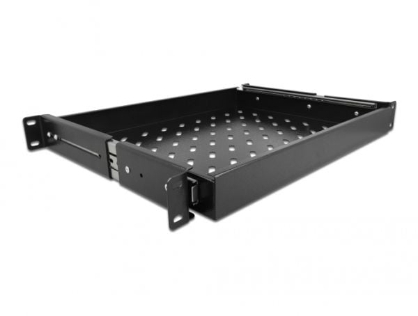 Delock - Stativskuffe - sort - 1U - 19"