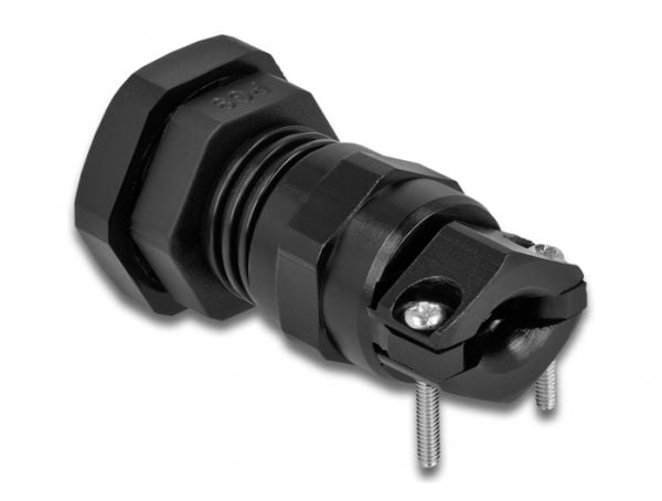 DeLOCK 60351, Musta, Metalli, Muovi, 1 kpl, Suora, PG9, 8 mm