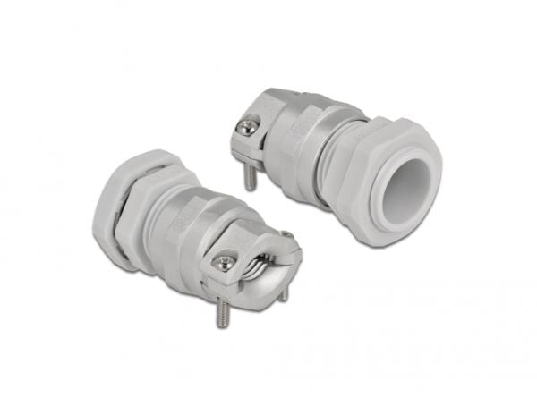 DeLOCK 60356, Harmaa, Metalli, Muovi, 1 kpl, Suora, PG13.5, 9 mm