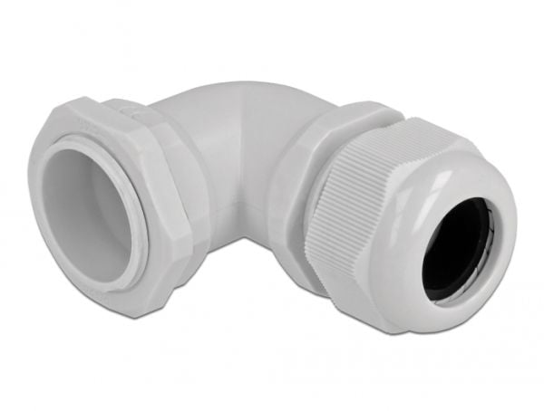 DeLOCK 60338, Harmaa, Muovi, 1 kpl, Kulmikas, PG29, 1,1 cm