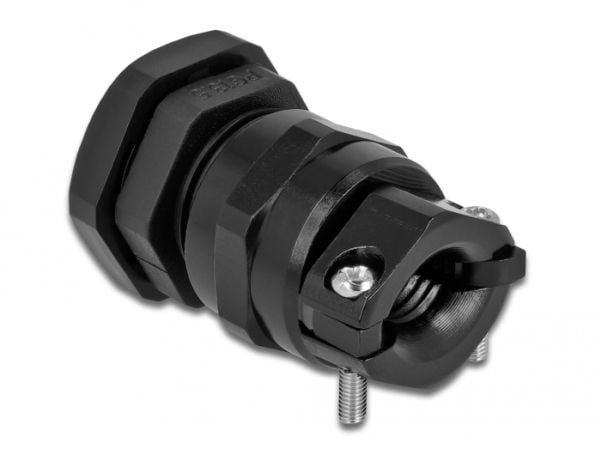 DeLOCK 60355, Musta, Metalli, Muovi, 1 kpl, Suora, PG13.5, 9 mm