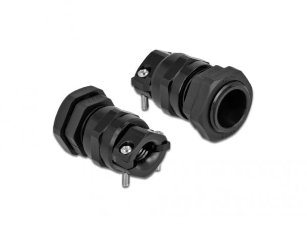 DeLOCK 60355, Musta, Metalli, Muovi, 1 kpl, Suora, PG13.5, 9 mm