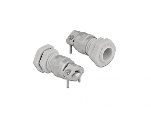 DeLOCK 60352, Harmaa, Metalli, Muovi, 1 kpl, Suora, PG9, 8 mm