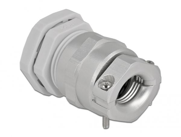 DeLOCK 60360, Harmaa, Metalli, Muovi, 1 kpl, Suora, PG21, 1 cm