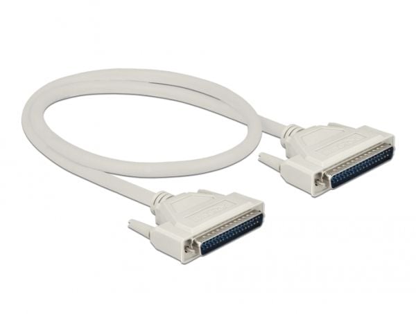 Delock - Seriell kabel - DB-37 (hann) til DB-37 (hann) - 50 cm - tommelskruer - beige