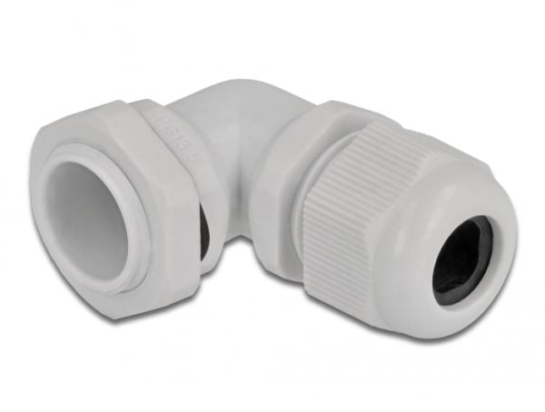 DeLOCK 60299, Harmaa, Muovi, 1 kpl, Kulmikas, PG13.5, 9 mm