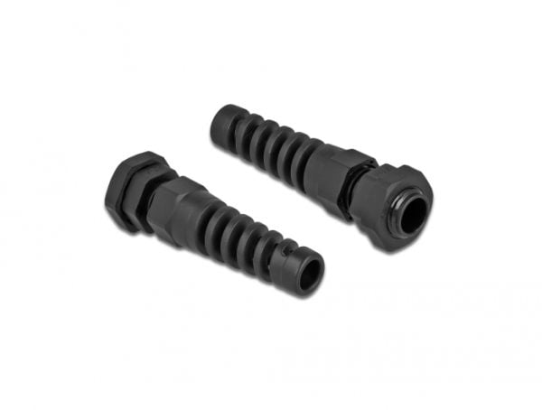 DeLOCK 60339, Musta, Muovi, 1 kpl, Suora, PG7, 8 mm