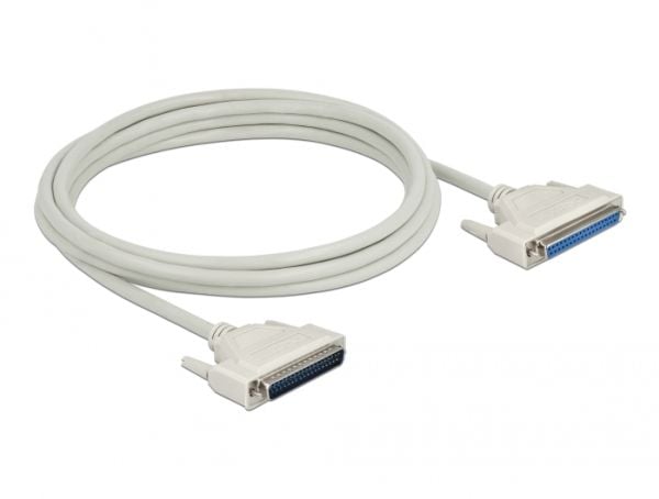 Delock - Seriellforlengelseskabel - DB-37 (hann) skrubar til DB-37 (hunn) skrubar - 3 m - tommelskruer - beige